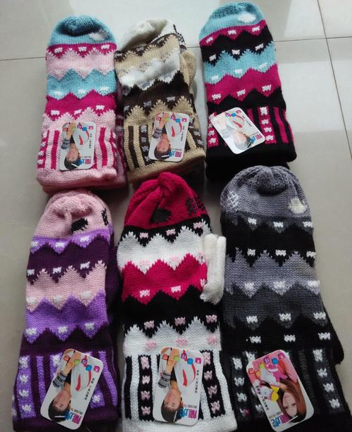 晋州市足恋针织品经销部提供的冬季保暖女士手套